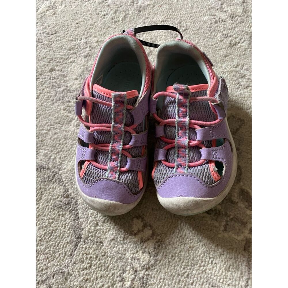 Stride Rite Girls Lavender and Pink Athletic Sandals